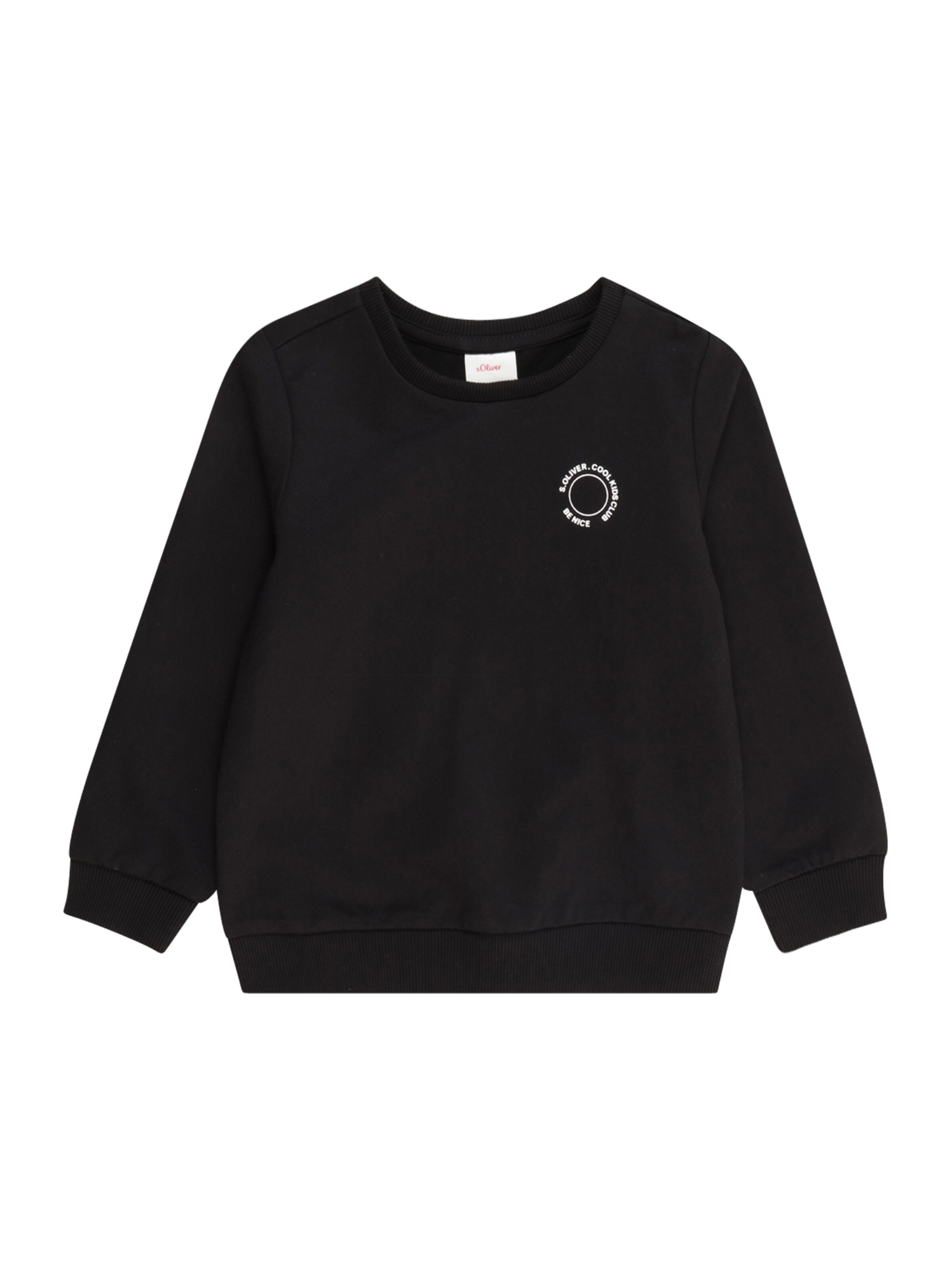s.Oliver Sweatshirt in Black: front