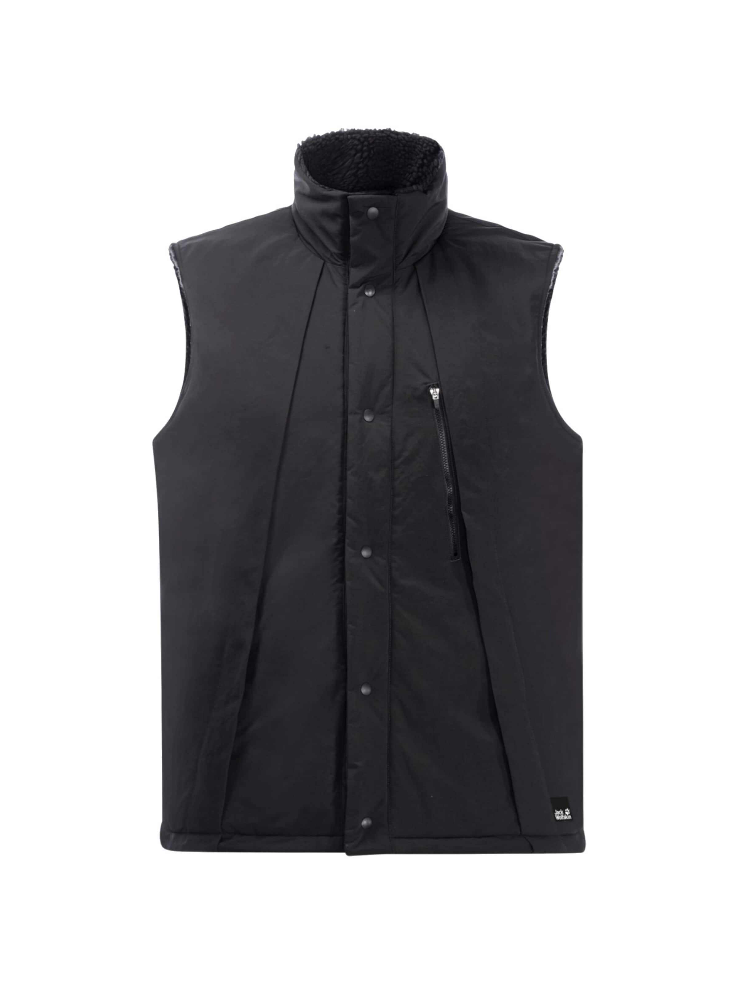 JACK WOLFSKIN Vest 'Jack Wolfskin Alex Vest M' in XXXL in Black, Item view