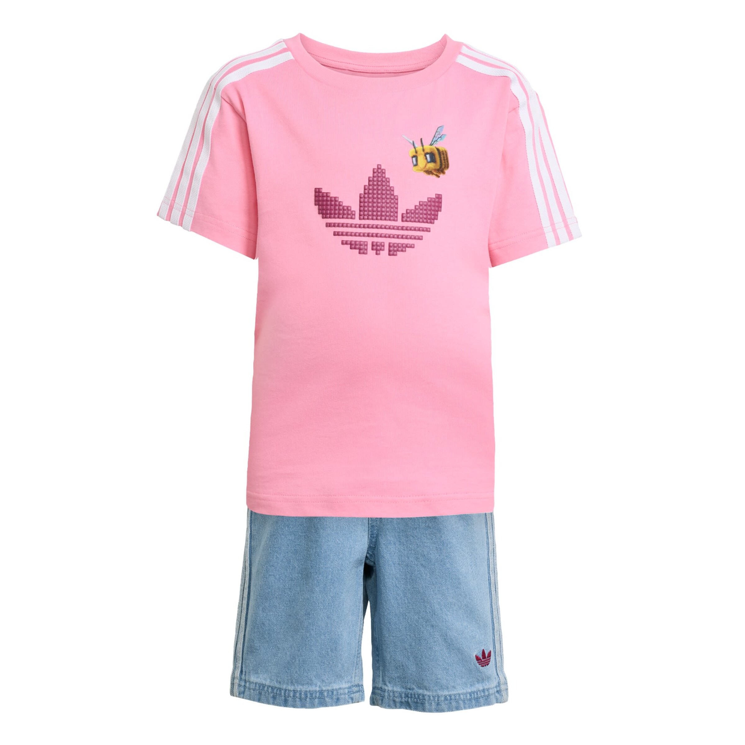 ADIDAS ORIGINALS Set 'x Minecraft' in Roze: voorkant