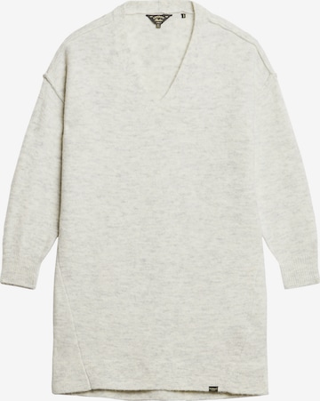 Superdry Knitted dress in Grey: front