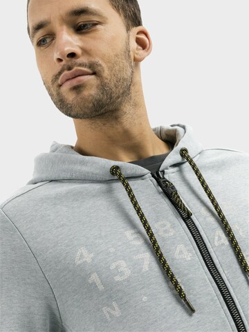 CAMEL ACTIVE Zip-Up Hoodie in Grey