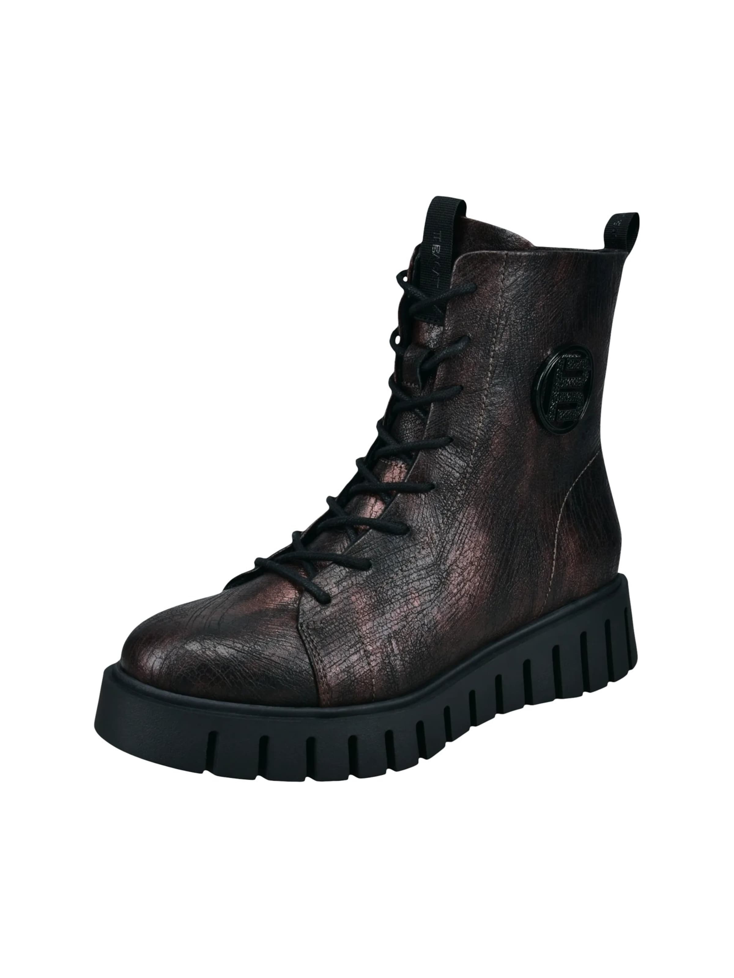 TT. BAGATT Stövel med snörning i svart: framsida