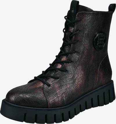 Cizme cu șireturi TT. BAGATT pe roșu burgundy / negru, Vizualizare produs