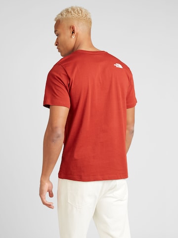 THE NORTH FACE T-shirt 'EASY' i röd