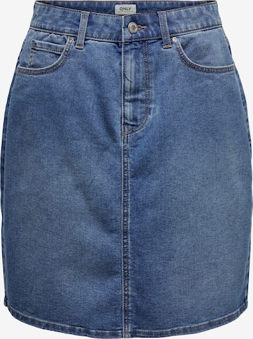 Jupe 'ONLWONDER' ONLY en bleu : devant
