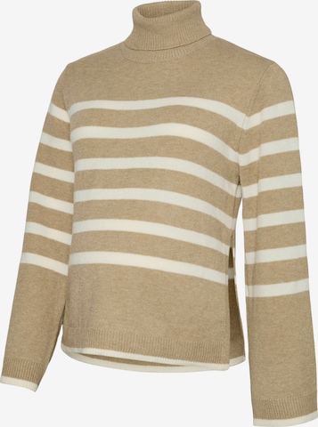 Pull-over MAMALICIOUS en marron : devant