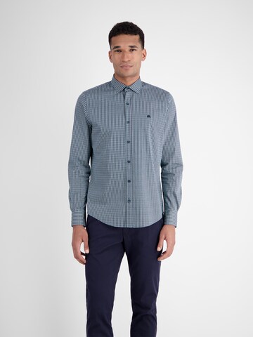 Coupe regular Chemise LERROS en bleu : devant