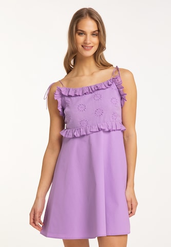 MYMO Summer Dress 'Nolie' in Purple: front