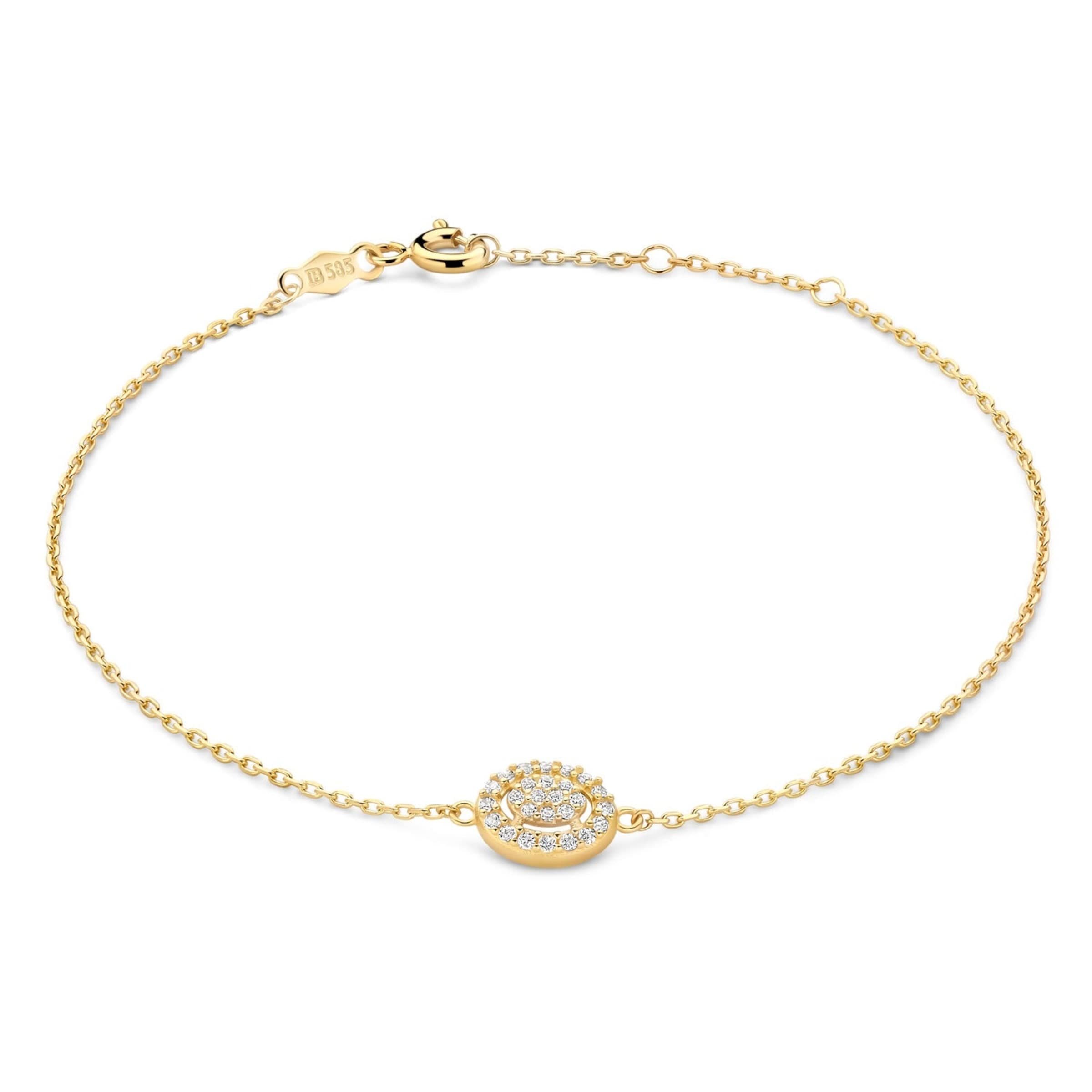 Bracelet Isabel Bernard en or : devant