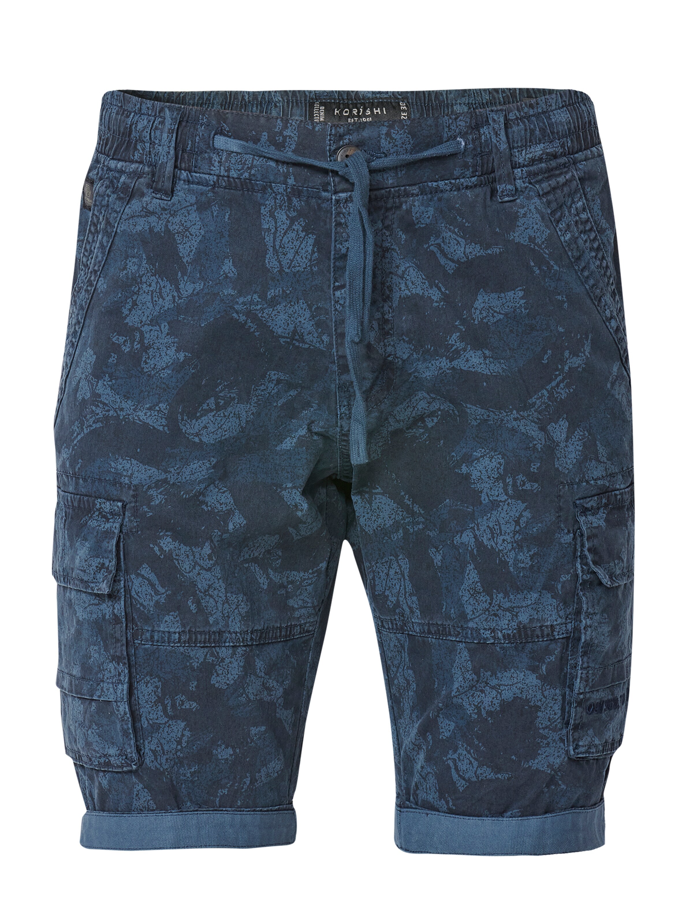 Regular Pantalon cargo KOROSHI en bleu : devant