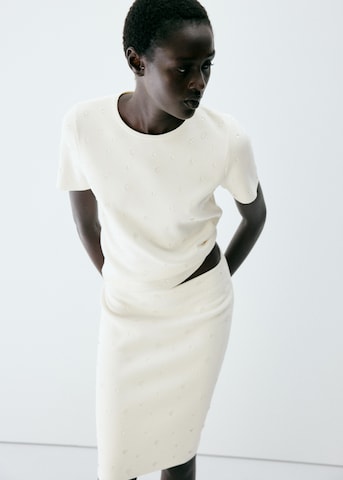 MANGO Trui 'XAMPANY' in Beige