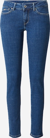 Jean 'Pixie' Pepe Jeans en bleu : devant