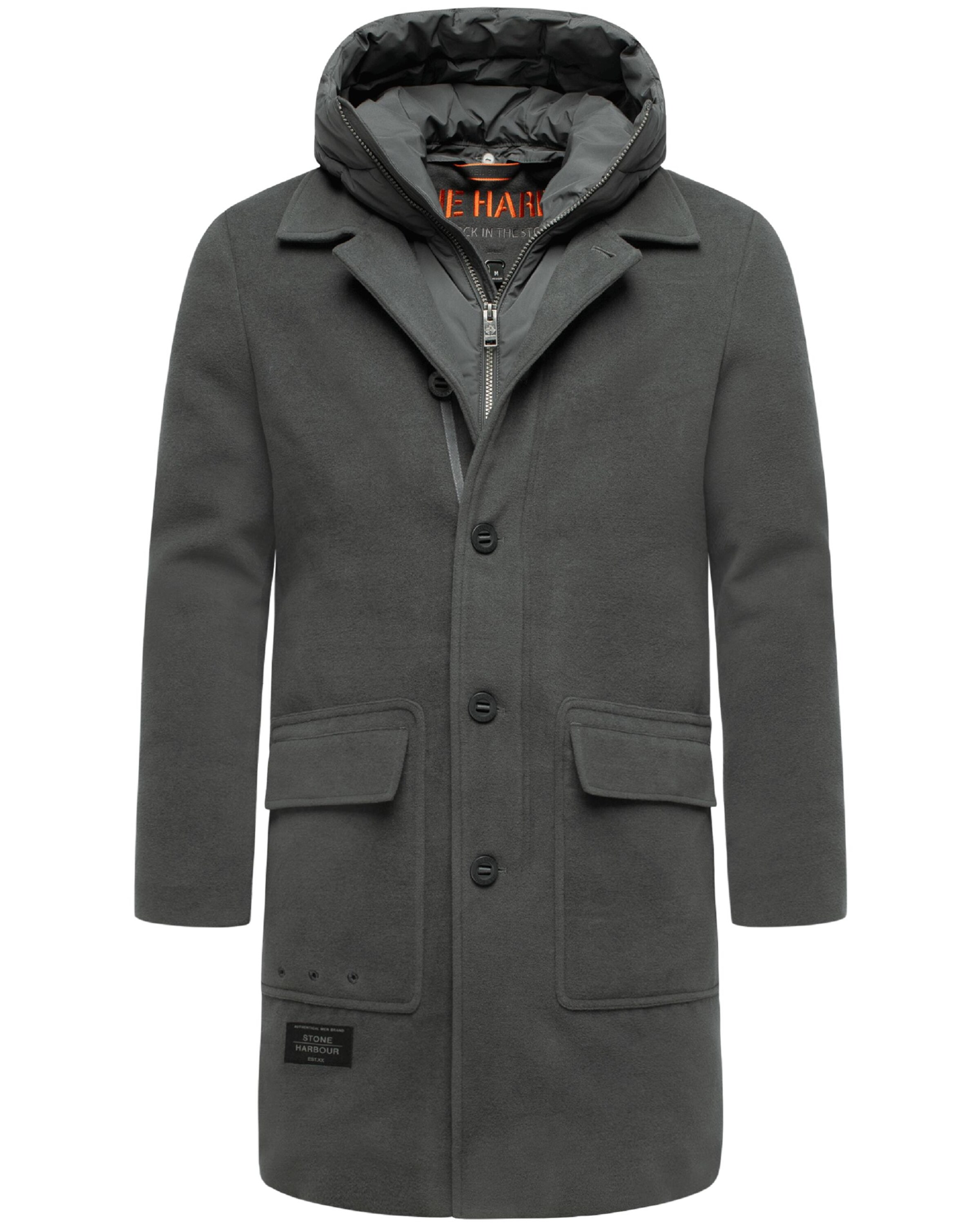 STONE HARBOUR Winterjas 'Thiagoo XX' in Grijs