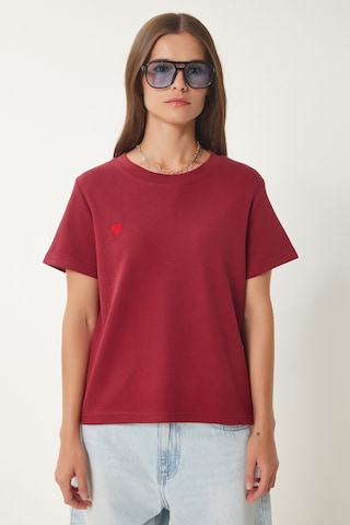 T-shirt Happiness İstanbul en rouge : devant