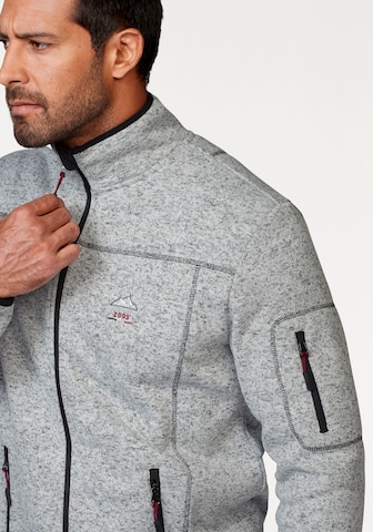 Man's World Fleece Jacket in Grey