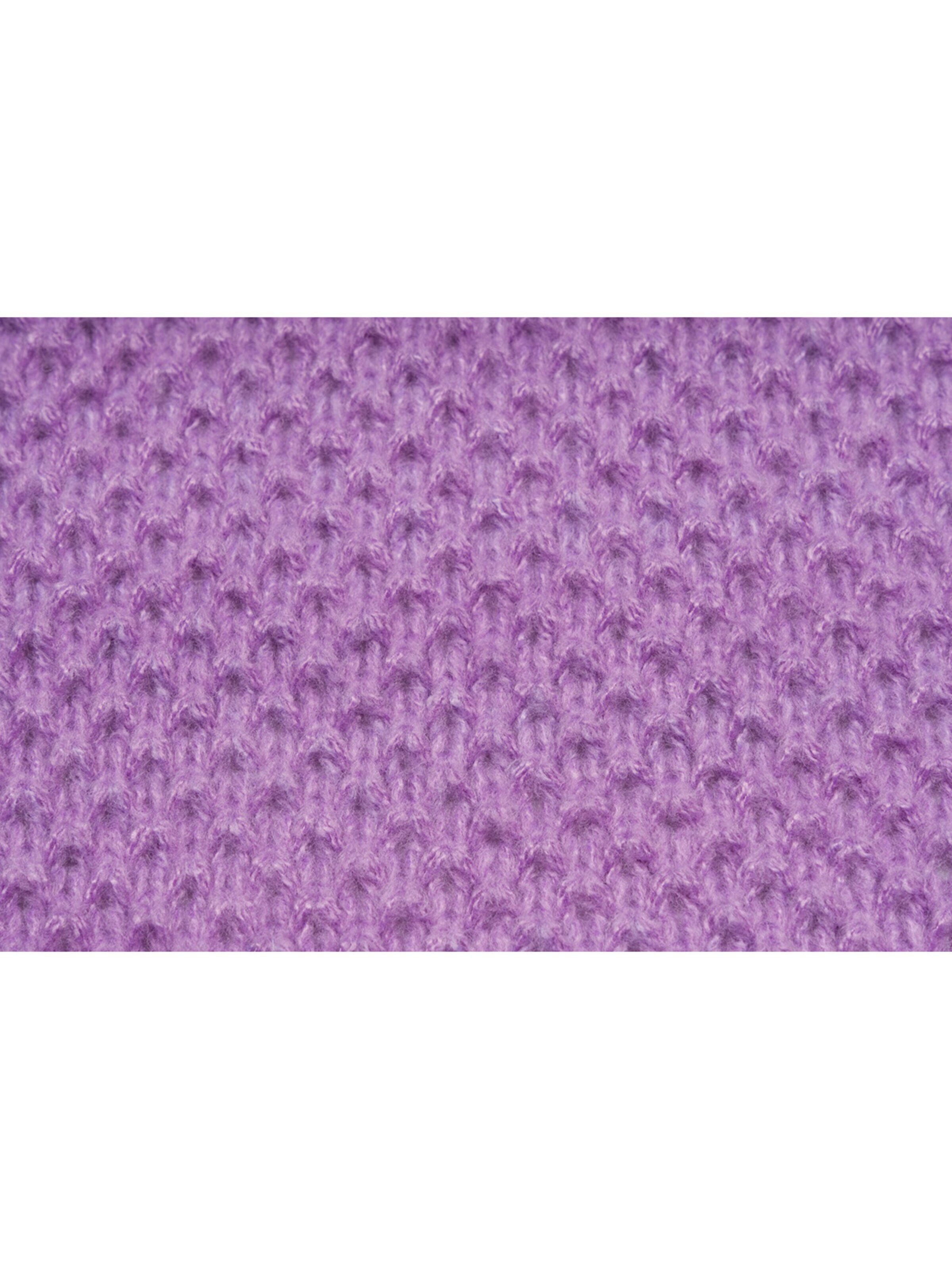 styleBREAKER Tuch 'Strick Dreiecktuch Reiskorn Strickmuster'‌‌‌‌ in Lila