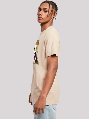 T-Shirt 'Def Leppard Hysteria' F4NT4STIC en beige