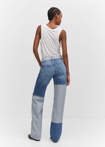 MANGO Regular Jeans 'Dorotea' in Blauw