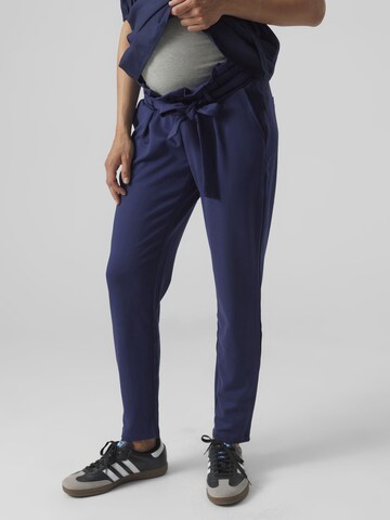 Regular Pantalon Vero Moda Maternity en bleu : devant