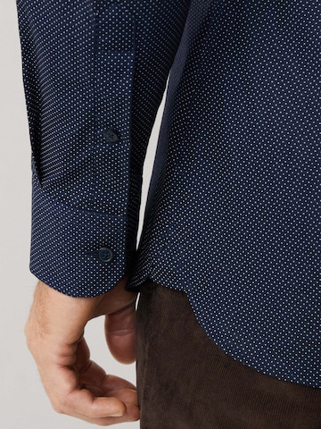 Hackett London Slim fit Overhemd in Blauw