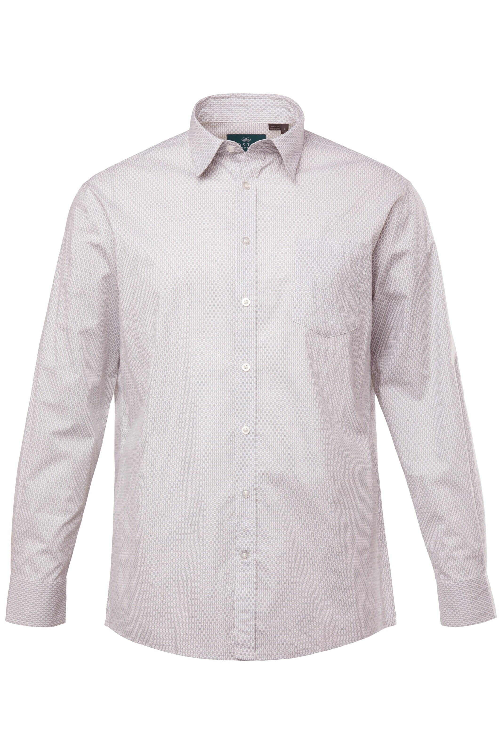 Coupe regular Chemise Boston Park en beige : devant