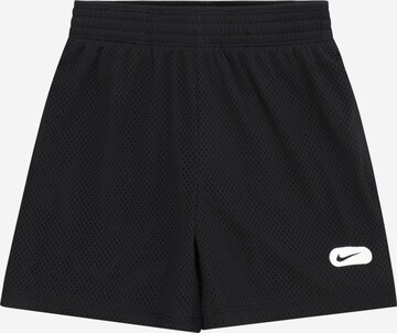 NIKE Sports trousers in Black: front