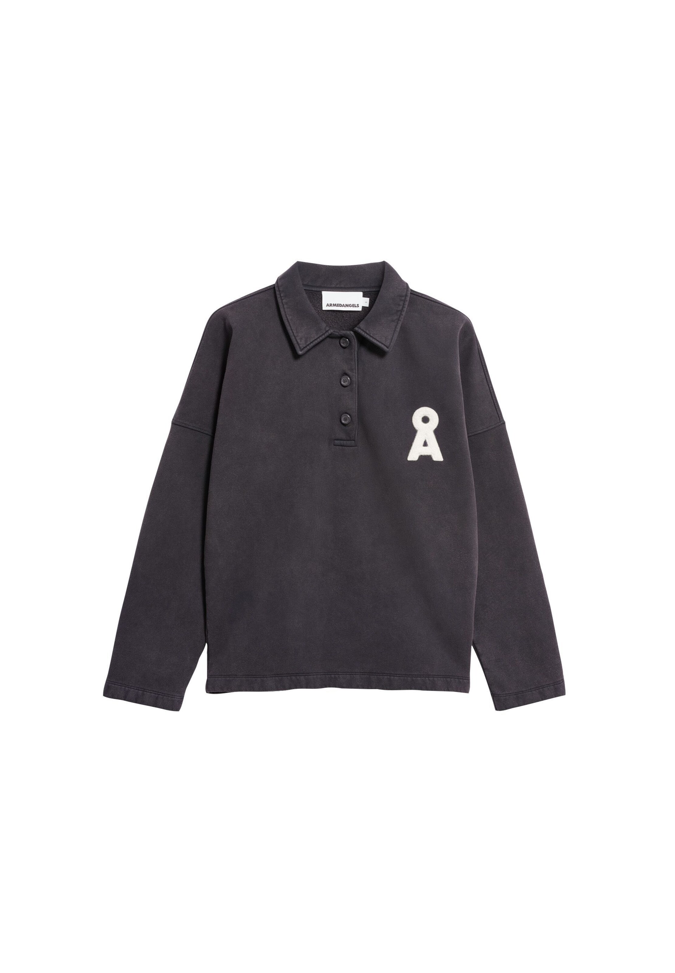 Sweat-shirt ARMEDANGELS en gris : devant
