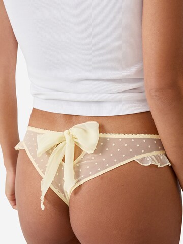 ETAM - Tanga en amarillo: frente