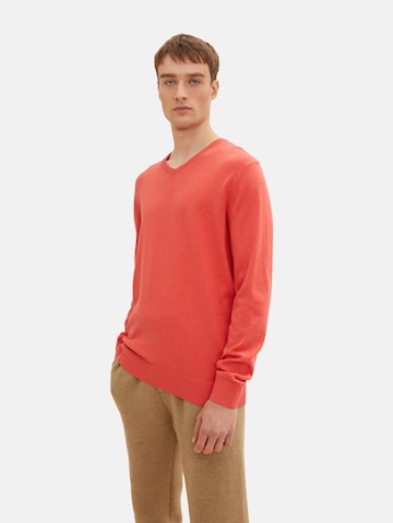 Regular fit Pullover di TOM TAILOR in rosso