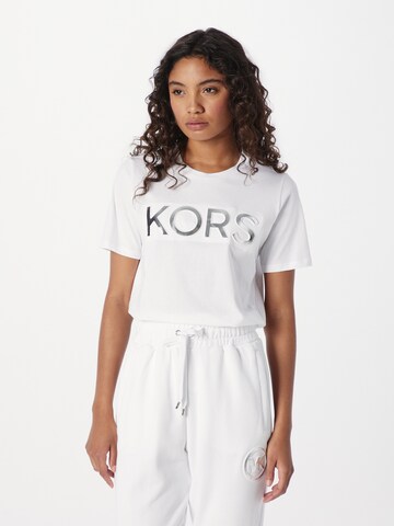 T-shirt MICHAEL Michael Kors en blanc : devant