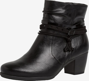 Bottines JANA en noir : devant