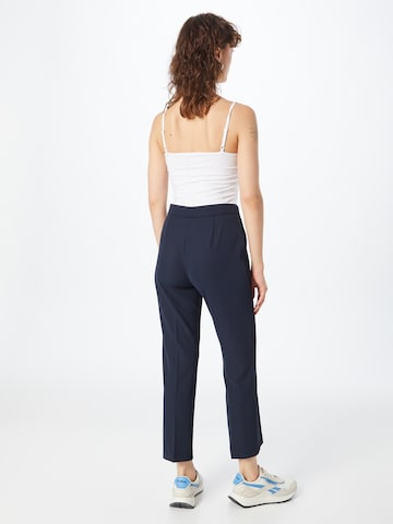 BOSS Black Regular Pleated Pants 'Tasola' in Blue