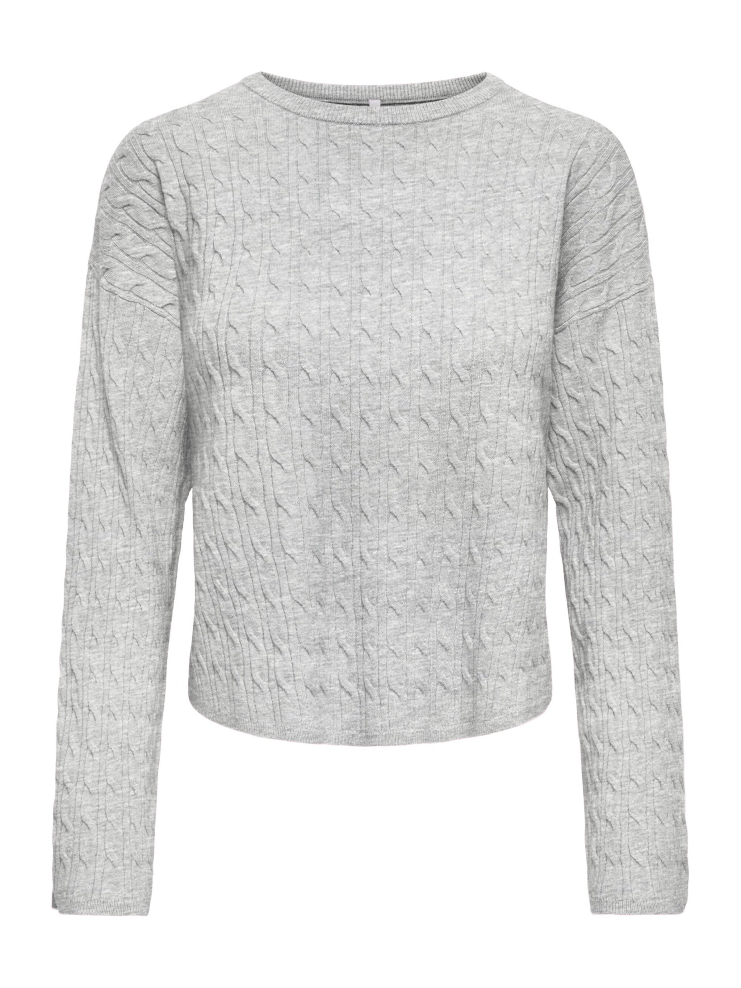 ONLY Sweater 'ONLIBI' in Grey: front