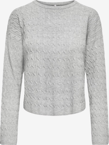 ONLY Sweater 'ONLIBI' in Grey: front