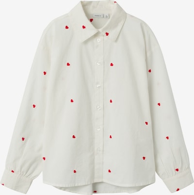 Camicia da donna 'Filippas' NAME IT di colore rosso / bianco, Visualizzazione prodotti