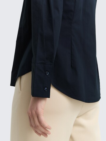 TOM TAILOR Bluse in Blau