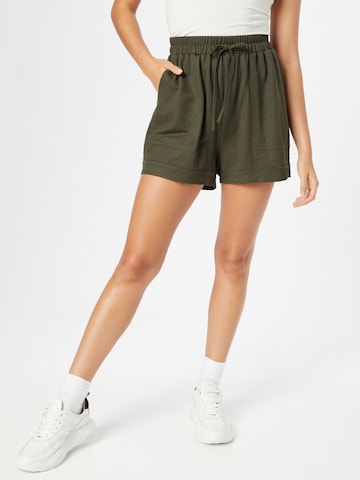 ABOUT YOU Loose fit Pants 'Marina' in Green: front