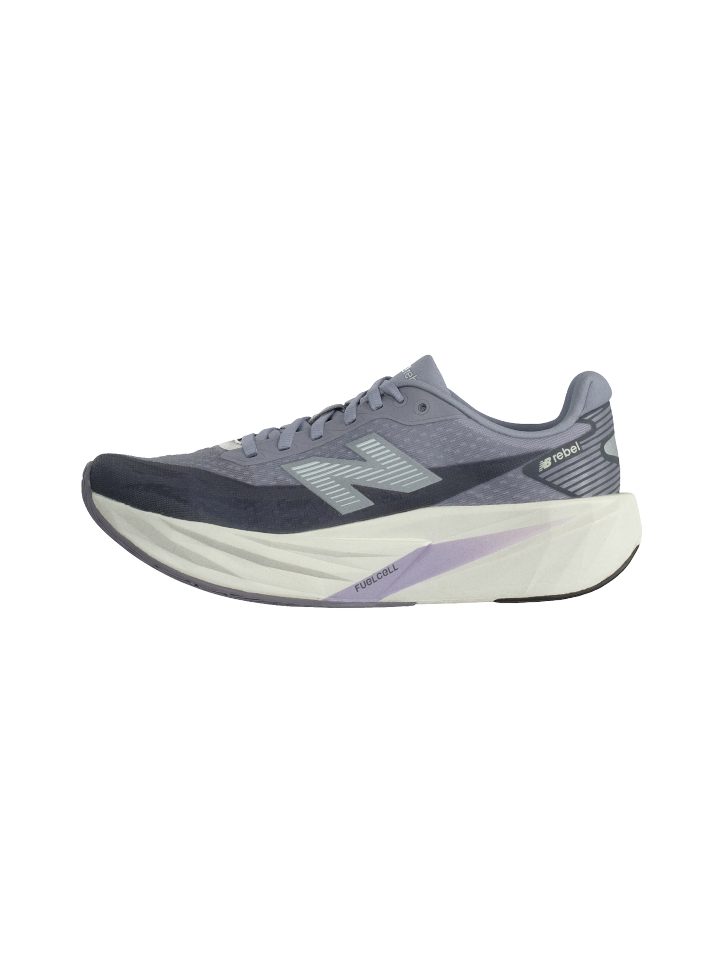 Chaussure de course 'Rebel' new balance en gris : devant