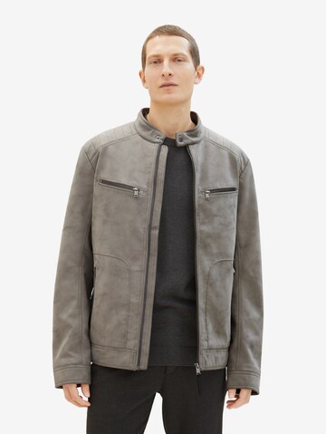 TOM TAILOR Between-Season Jacket in Grey: front