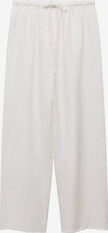 MANGO Pajama Pants 'Bois' in White: front