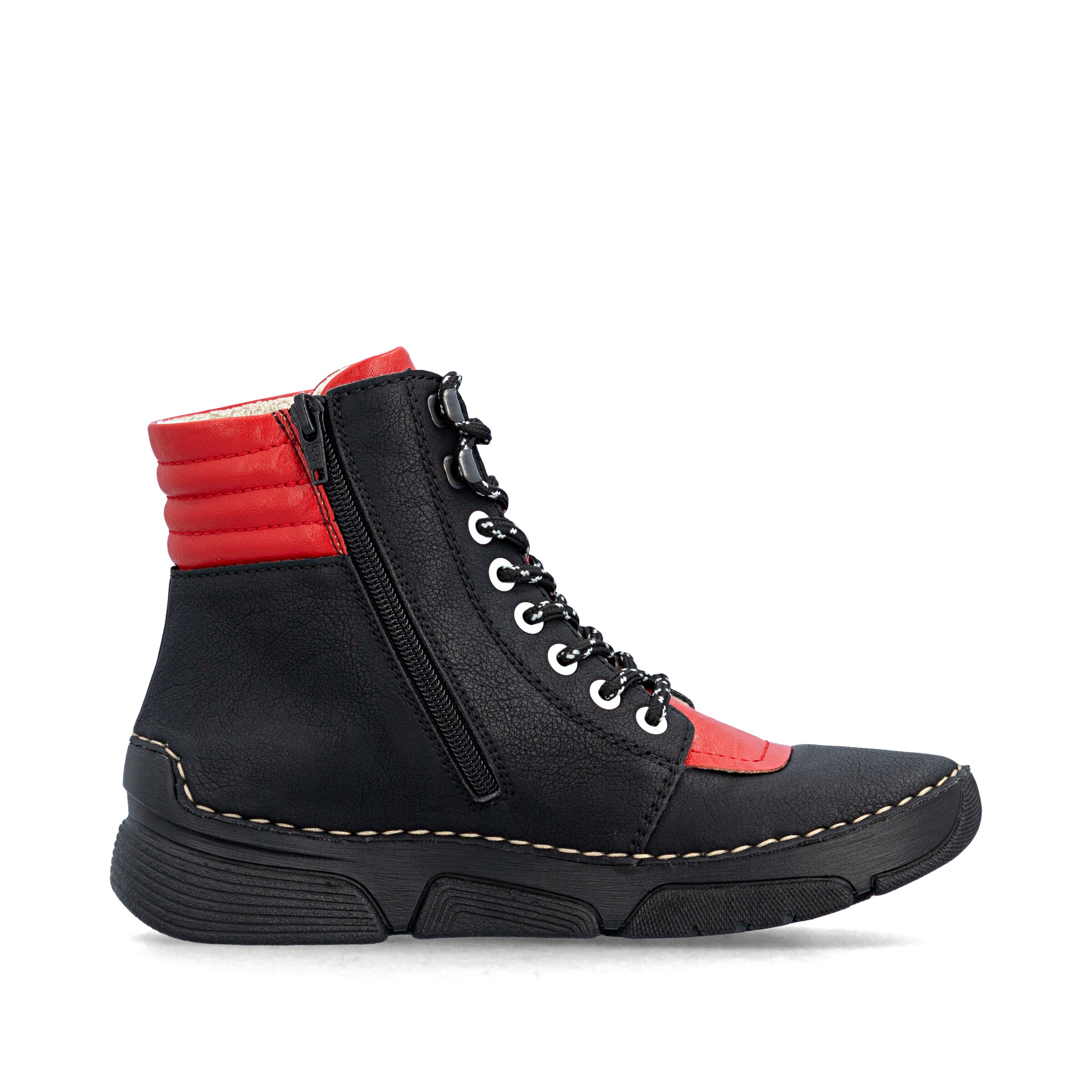Bottines à lacets Rieker en noir