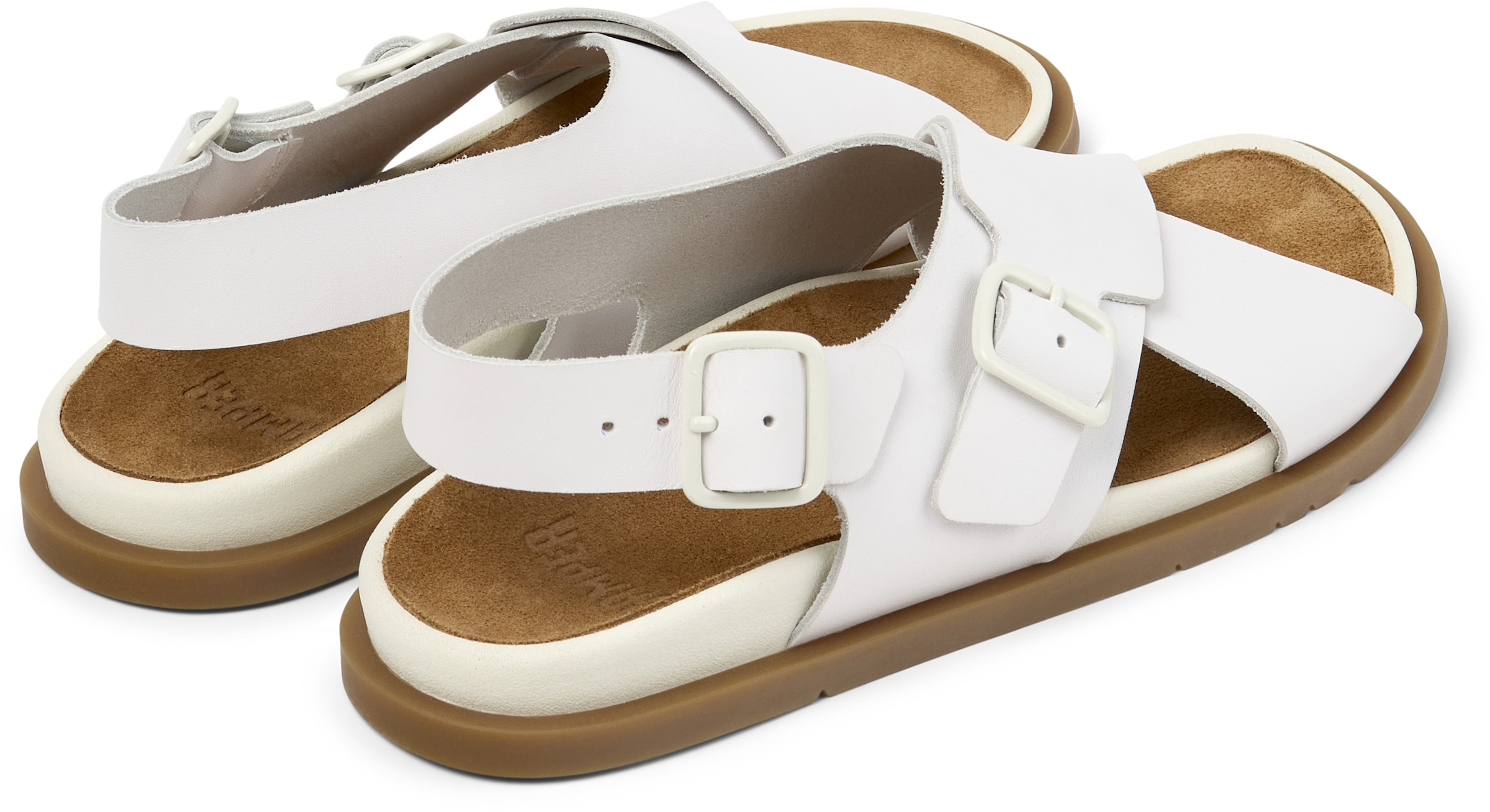 Sandalo ' Lluc ' di CAMPER in bianco