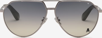 Philipp Plein Zonnebril ' Signature ' in Grijs: voorkant