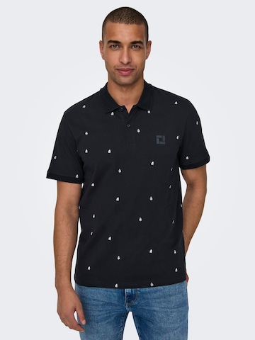 Only & Sons Poloshirt 'DAVE' in Blau: predná strana