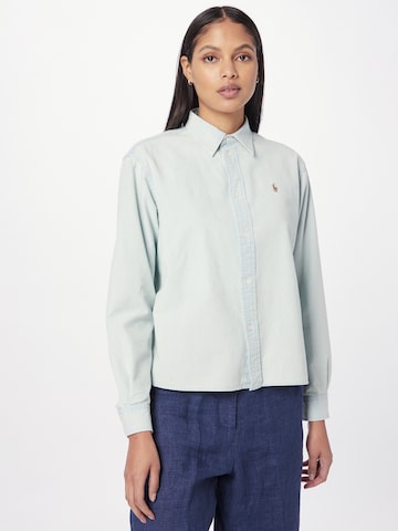 Polo Ralph Lauren Bluse i blå: forside