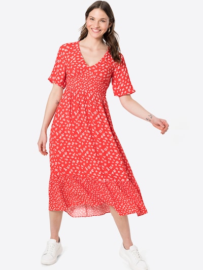 FRENCH CONNECTION Dress 'FAYOLA' in Red / White, View model