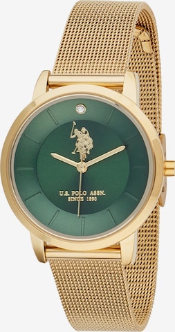 Orologio analogico 'Amalia' di U.S. POLO ASSN. in verde: frontale
