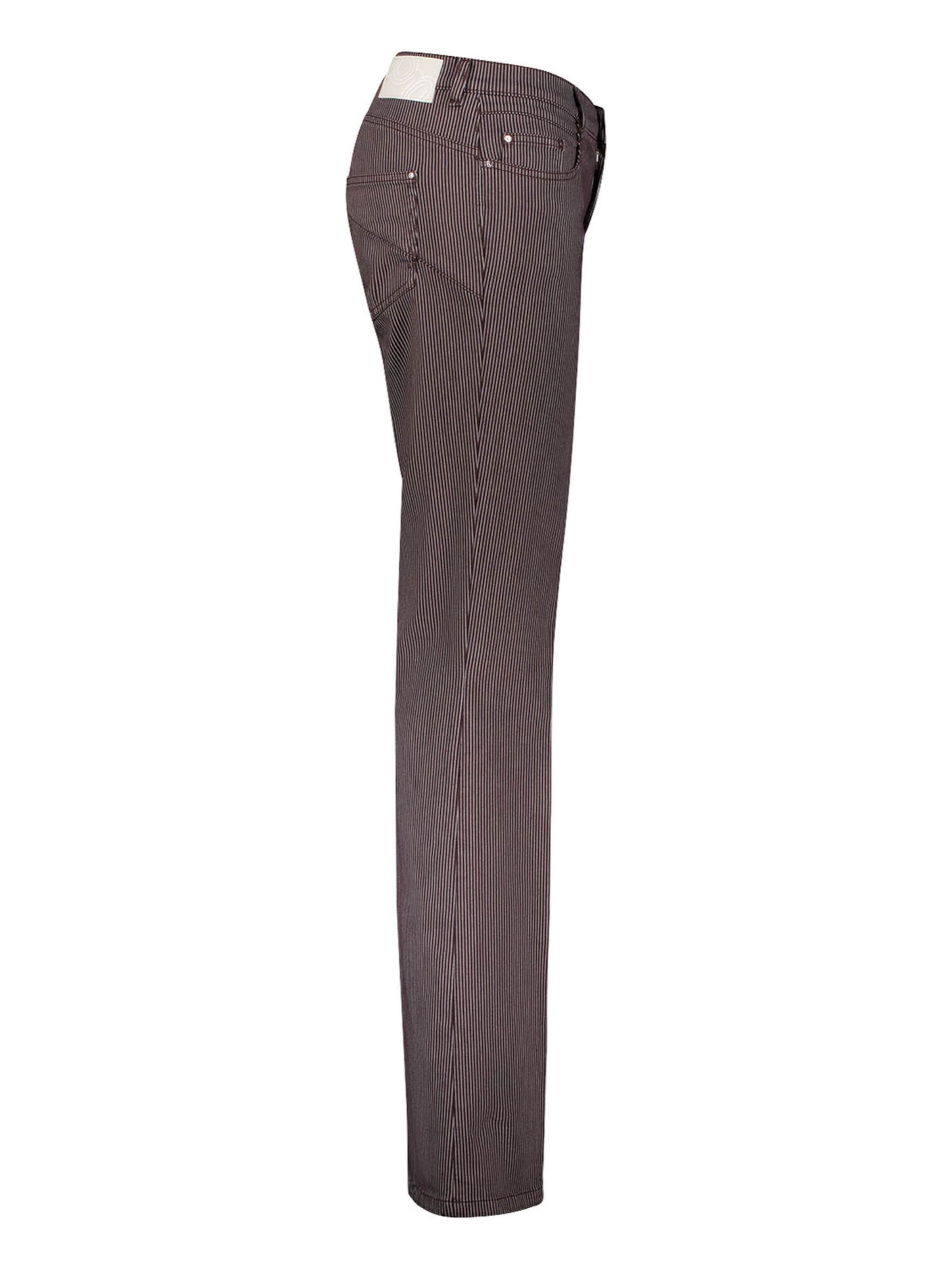 Coupe slim Pantalon 'ZURI126' Gardeur en marron