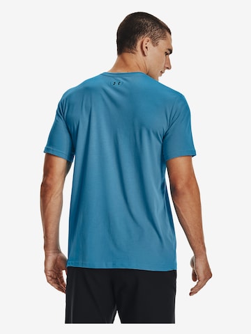 T-Shirt fonctionnel 'Foundation' UNDER ARMOUR en bleu