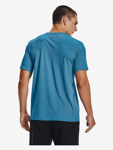 UNDER ARMOUR Funkcionalna majica 'Foundation' | modra barva